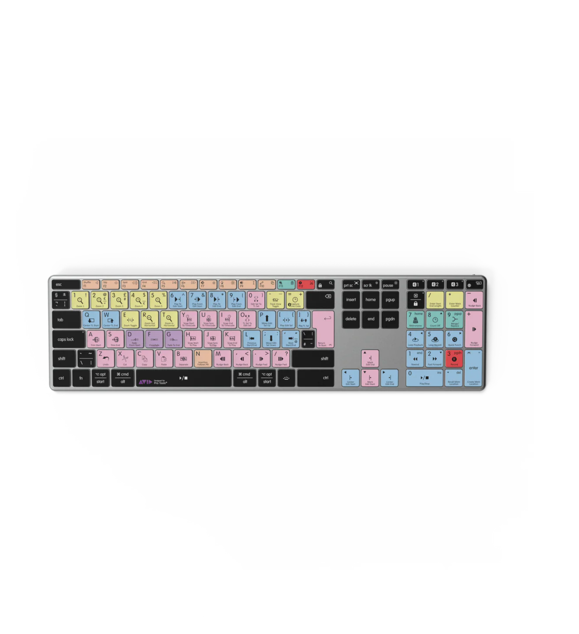 NEW Pro Tools Keyboard | Backlit & Wireless | Mac & PC - Editors Keys